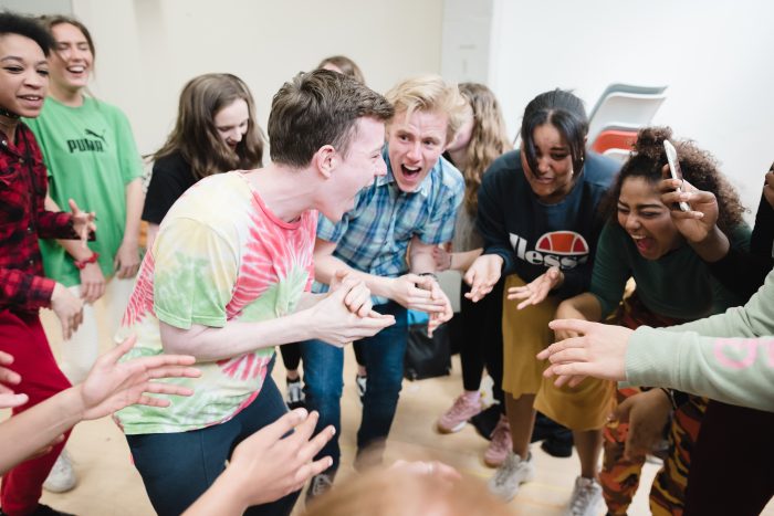 Young people participate in workshop with The Paper Birds